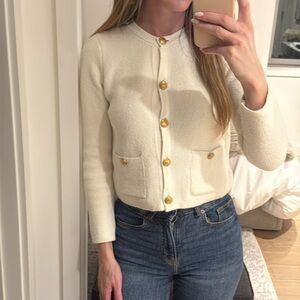 Zara Button Down Sweater
